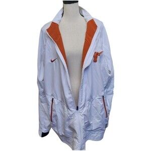 Texas Longhorns Full Zip Dri-Fit Jacket Size 2X Nike White